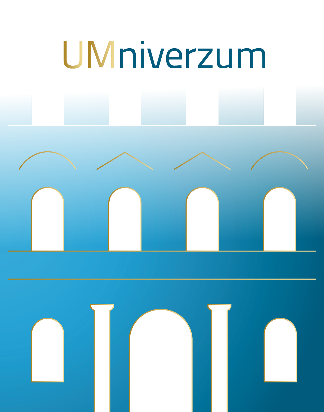 naslovnica, zgradba Univerze v Mariboru, zlat sijaj